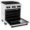 Autograph Edition 30 In. 4.0 Cu. Ft. Legacy Dual Fuel Range With 4 Burner Gas Cooktop And Electric Convection Oven In Satin Stainless Steel And Matte Black Accents