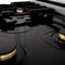 Autograph Edition 36 In. 4.6 Cu. Ft. Legacy Dual Fuel Range With 6 Burner Gas Cooktop And Electric Convection Oven In Satin Stainless Steel And Champagne Bronze Accents