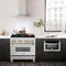 Autograph Edition 36 In. 4.6 Cu. Ft. Legacy Dual Fuel Range With 6 Burner Gas Cooktop And Electric Convection Oven In Satin Stainless Steel And Polished Gold Accents
