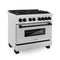 Autograph Edition 36 In. 4.6 Cu. Ft. Legacy Dual Fuel Range With 6 Burner Gas Cooktop And Electric Convection Oven In Satin Stainless Steel And Matte Black Accents