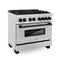 Autograph Edition 36 In. 4.6 Cu. Ft. Legacy Dual Fuel Range With 6 Burner Gas Cooktop And Electric Convection Oven In Satin Stainless Steel And Matte Black Accents