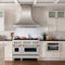 Autograph Edition 48 In. 6.0 Cu. Ft. Legacy Dual Fuel Range With 7 Burner Gas Cooktop And 2 Electric Ovens In Satin Stainless Steel And Champagne Bronze Accents