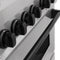 Autograph Edition 48 In. 6.0 Cu. Ft. Legacy Dual Fuel Range With 7 Burner Gas Cooktop And 2 Electric Ovens In Satin Stainless Steel And Matte Black Accents