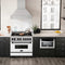 Autograph Edition 36 In. 4.6 Cu. Ft. Legacy Dual Fuel Range With 6 Burner Gas Cooktop And Electric Convection Oven In Satin Stainless Steel With White Matte Door And Matte Black Accents