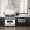 Autograph Edition 36 In. 4.6 Cu. Ft. Legacy Dual Fuel Range With 6 Burner Gas Cooktop And Electric Convection Oven In Satin Stainless Steel With White Matte Door And Matte Black Accents