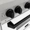 Autograph Edition 48 In. 6.0 Cu. Ft. Legacy Dual Fuel Range With 7 Burner Gas Cooktop And 2 Electric Ovens In Satin Stainless Steel With White Matte Doors And Matte Black Accents