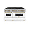 Autograph Edition 60 In. 7.4 Cu. Ft. Legacy Dual Fuel Range With 9 Burner Gas Cooktop And 2 Electric Convection Ovens In Satin Stainless Steel With White Matte Doors And Champagne Bronze Accents