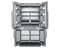42-inch Built-in French Door With Steelcool - Panel Kit