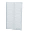 Tall Architectural Aluminum outdoor grille (for new Makeup Air and ERV product installations)
