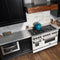 48 In. 6.0 Cu. Ft. Legacy Dual Fuel Range With 7 Burner Gas Cooktop And 2 Electric Ovens In Stainless Steel And White Matte Doors