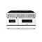 60 In. 7.4 Cu. Ft. Legacy Dual Fuel Range With 9 Burner Gas Cooktop And 2 Electric Convection Ovens In Stainless Steel And White Matte Doors
