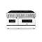 60 In. 7.4 Cu. Ft. Legacy Dual Fuel Range With 9 Burner Gas Cooktop And 2 Electric Convection Ovens In Stainless Steel And White Matte Doors