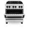 Autograph Edition 30 In. 4.0 Cu. Ft. Legacy Dual Fuel Range With 4 Burner Gas Cooktop And Electric Convection Oven In Stainless Steel And Matte Black Accents
