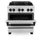 Autograph Edition 30 In. 4.0 Cu. Ft. Legacy Dual Fuel Range With 4 Burner Gas Cooktop And Electric Convection Oven In Stainless Steel And Matte Black Accents