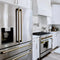 Autograph Edition 36 In. 4.6 Cu. Ft. Legacy Dual Fuel Range With 6 Burner Gas Cooktop And Electric Convection Oven In Stainless Steel And Champagne Bronze Accents