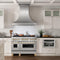 Autograph Edition 48 In. 6.0 Cu. Ft. Legacy Dual Fuel Range With 7 Burner Gas Cooktop And 2 Electric Ovens In Stainless Steel And Polished Gold Accents