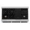 Autograph Edition 48 In. 6.0 Cu. Ft. Legacy Dual Fuel Range With 7 Burner Gas Cooktop And 2 Electric Ovens In Stainless Steel And Matte Black Accents