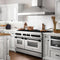 Autograph Edition 60 In. 7.4 Cu. Ft. Legacy Dual Fuel Range With 9 Burner Gas Cooktop And 2 Electric Convection Ovens In Stainless Steel And Matte Black Accents