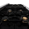 Autograph Edition 48 In. 6.0 Cu. Ft. Legacy Dual Fuel Range With 7 Burner Gas Cooktop And 2 Electric Ovens In Stainless Steel With Black Matte Doors And Champagne Bronze Accents