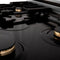 Autograph Edition 30 In. 4.0 Cu. Ft. Legacy Dual Fuel Range With 4 Burner Gas Cooktop And Electric Convection Oven In Stainless Steel With White Matte Door And Champagne Bronze Accents