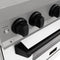 Autograph Edition 30 In. 4.0 Cu. Ft. Legacy Dual Fuel Range With 4 Burner Gas Cooktop And Electric Convection Oven In Stainless Steel With White Matte Door And Matte Black Accents
