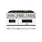 Autograph Edition 60 In. 7.4 Cu. Ft. Legacy Dual Fuel Range With 9 Burner Gas Cooktop And 2 Electric Convection Ovens In Stainless Steel With White Matte Doors And Champagne Bronze Accents