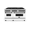 Autograph Edition 60 In. 7.4 Cu. Ft. Legacy Dual Fuel Range With 9 Burner Gas Cooktop And 2 Electric Convection Ovens In Stainless Steel With White Matte Doors And Matte Black Accents