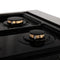 Autograph Edition 60 In. 7.4 Cu. Ft. Legacy Dual Fuel Range With 9 Burner Gas Cooktop And 2 Electric Convection Ovens In Stainless Steel With White Matte Doors And Matte Black Accents