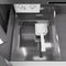 18 In. 8.6 Cu. Ft. Panel Ready Left Hinge Column Freezer With Graphite Gray Interior