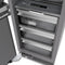 Autograph Edition 18 In. 8.6 Cu. Ft. Panel Ready Left Hinge Column Freezer With Graphite Gray Interior And Matte Black Accents