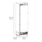 Autograph Edition 24 In. 12.4 Cu. Ft. Panel Ready Column Freezer With Graphite Gray Interior And Matte Black Accents