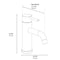 Palisades Elegant Single Handle Bath Faucet In Matte Black
