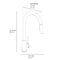Palisades Pull Down Single Handle Kitchen Faucet In Champagne Bronze