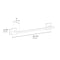 Palisades 18 In. Towel Rail In Brushed Nickel