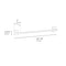 Palisades 24 In. Towel Rail In Brushed Nickel