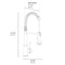 Palisades Modern Single Handle Bath Faucet In Brushed Nickel
