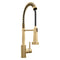 Palisades Pull Down Spring Spray Wand Kitchen Faucet In Champagne Bronze