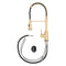 Palisades Pull Down Spring Spray Wand Kitchen Faucet In Champagne Bronze
