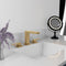 Palisades Modern Widespread Bath Faucet In Champagne Bronze
