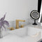 Palisades Modern Widespread Bath Faucet In Champagne Bronze
