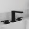Palisades Modern Widespread Bath Faucet In Matte Black
