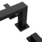 Palisades Modern Widespread Bath Faucet In Matte Black