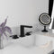 Palisades Modern Widespread Bath Faucet In Matte Black
