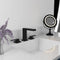 Palisades Modern Widespread Bath Faucet In Matte Black