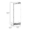 30 In. 16.7 Cu. Ft. Panel Ready Column Refrigerator With Graphite Gray Interior