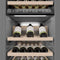 Autograph Edition 18 In. 9.0 Cu. Ft. Triple Zone 68 Bottle Panel Ready Right Hinge Column Wine Cooler With Polished Gold Accents