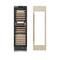 Autograph Edition 24 In. 12.4 Cu. Ft. Triple Zone 100 Bottle Panel Ready Column Wine Cooler With Champagne Bronze Accents