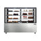 71 in. Refrigerated Bakery Display Case for Cakes, Stainless Steel Frame, 30 cu. ft