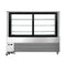 71 in. Refrigerated Bakery Display Case for Cakes, Stainless Steel Frame, 30 cu. ft