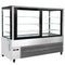 71 in. Refrigerated Bakery Display Case for Cakes, Stainless Steel Frame, 30 cu. ft